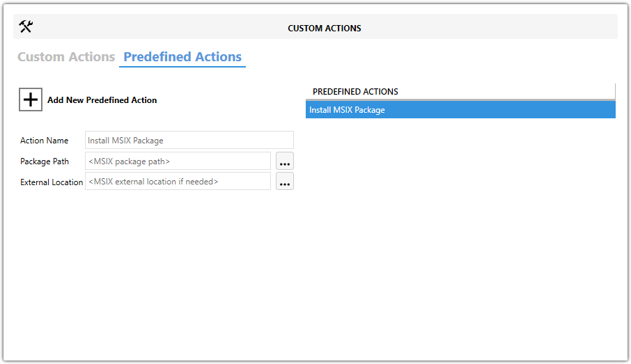 Master Packager Advanced Editor - Install MSIX Package